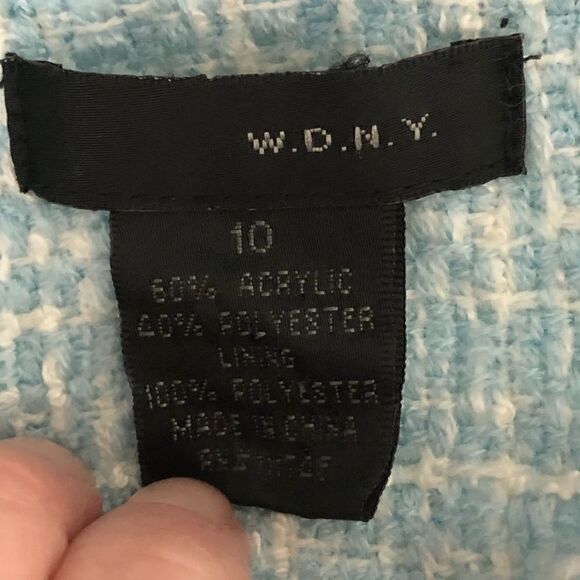 WD.NY blue and white tweed jacket - Picture 6 of 6